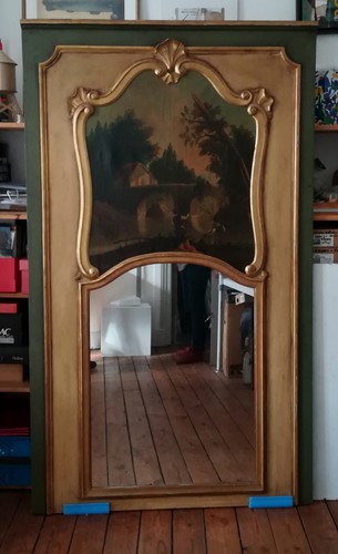 Glace trumeau miroir de - à,